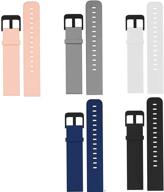 compatible smartwatch adjustable replacement silicone logo