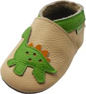 🦖 sayoyo baby dinosaur soft sole leather infant and toddler shoes logo