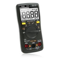 🔧 toughs m101 true-rms digital multimeter - auto-ranging, 6000 counts - electricians pocket multi tester with lcd backlight logo