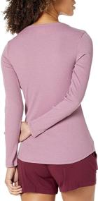 img 1 attached to Stylish and Comfy: Dickies Women's Long-Sleeve 3-Button Henley Shirt