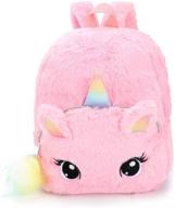 plush unicorn backpack mini girls backpacks logo
