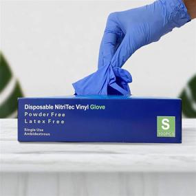 img 3 attached to Latex-Free Nitritec Gloves by London Labs - Bulk Pack of 1000