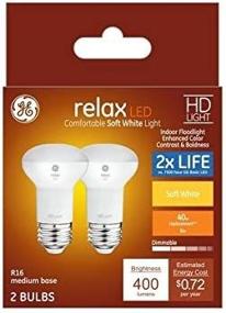 img 1 attached to 💡 GE 2 Pack Dimmable Electrical Fixture Enhancing Industrial Lighting