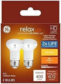 img 2 attached to 💡 GE 2 Pack Dimmable Electrical Fixture Enhancing Industrial Lighting