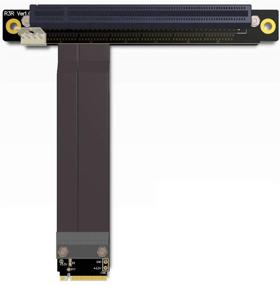 img 4 attached to 💻 ADT-Link M.2 NVMe Extender Cable | PCIE x16 Graphics Card Riser Adapter 16x | M2 2230 2242 2260 2280 (50cm)