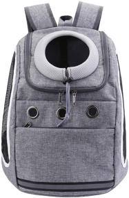 img 4 attached to Mogoko Comfortable Dog Cat Carrier Backpack: Enjoy Outdoor Adventures with Your Beloved Pet!