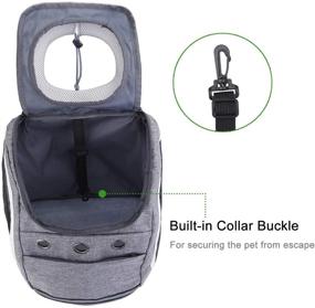 img 1 attached to Mogoko Comfortable Dog Cat Carrier Backpack: Enjoy Outdoor Adventures with Your Beloved Pet!