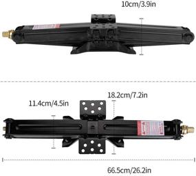 img 1 attached to 🏕️ Crescent Bear RV Stabilizer Scissor Jacks - 5000 lbs Support for RV - 2 Pack (5000lbs)