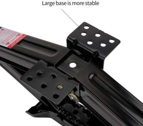 img 2 attached to 🏕️ Crescent Bear RV Stabilizer Scissor Jacks - 5000 lbs Support for RV - 2 Pack (5000lbs)