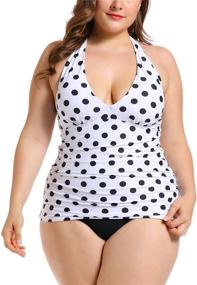 img 4 attached to 👙 Black18073 FlatterMe Swimwear Control Swimsuit - Women's Clothing