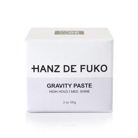 img 2 attached to 💇 Hanz de Fuko Gravity Paste: Стилизующая паста для волос высокого качества для мужчин с полуматовым финишем (2 унции)