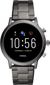 img 4 attached to 📱 Fossil Gen 5 Carlyle Stainless Steel Smartwatch - Touchscreen, Speaker, Heart Rate, GPS, Contactless Payments, Smartphone Notifications