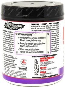 img 3 attached to 💪 BlueBonnet Nutrition Extreme Edge Pre Workout - Boosts Nitric Oxide (NO) Levels, 30 Servings, Grape Flavor, 10.56 Oz