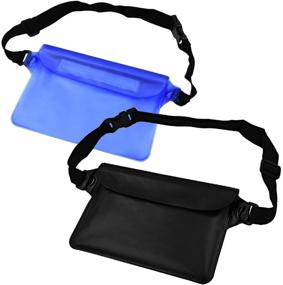 img 4 attached to 🏖️ NKTM Waterproof Pouch Dry Bag Fanny Pack: Keep Your Cellphone and Cash Safe & Dry during Boating, Swimming, Snorkeling, Kayaking, and Beach Activities