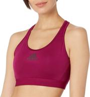 experience comfort and support with the adidas women’s don't rest alphaskin padded bra logo