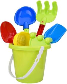 img 2 attached to Ultimate Beach Bucket Shovel Sandbox for Toddlers: A Fun-Filled Adventure!