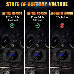 img 2 attached to Upgraded Digital Voltmeter Waterproof Motorcycle