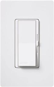 img 1 attached to 🔁 Lutron DVFSQ-F-WH Diva 1.5 A 3-Way Single Pole 3-Speed Fan Control, White: Efficient Solution for Controlling Your Fan's Speed