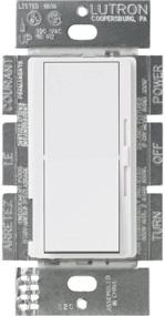 img 4 attached to 🔁 Lutron DVFSQ-F-WH Diva 1.5 A 3-Way Single Pole 3-Speed Fan Control, White: Efficient Solution for Controlling Your Fan's Speed