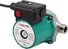 img 4 attached to 💧 KOLERFLO RS15-6 SS Green 3/4 Inch Water Recirculating Pump for Water Heater System