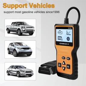 img 2 attached to 🚗 TekkPerry V310 Car Fault Code Reader - OBD2 Scanner Engine Diagnosi with Code Readers & Scan Tools for Vehicle Auto Engine Trouble Analysis - Diagnostic Code Scanner Tool for All Cars