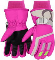 ❄️ winter wonder kids: water-resistant gloves for skiing, snowboarding, cycling, and riding logo