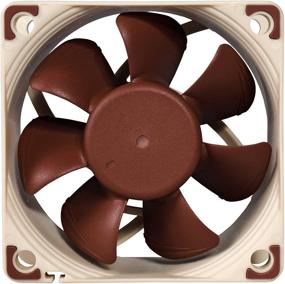 img 2 attached to 🔴 Noctua NF-A6x25 FLX: Премиальный 60-мм коричневый тихий вентилятор - 3-х контактный для оптимального охлаждения