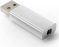 🔌 cubilux usb audio adapter: 192 khz/24-bit dac, usb a to 3.5mm headphone aux jack dongle, external sound card for windows, macbook, linux, laptop, pc, ps5 gaming logo