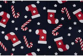 img 1 attached to 🎁 Candy Cane Christmas Stocking Jumbo Gift Sacks: Perfect for Large Gifts (3 x 4 Ft, 6 Pack)