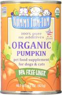 🎃 nummy tum tum pure pumpkin for pets - 15-ounce cans (pack of 12): nutritious & delicious pet food supplement logo