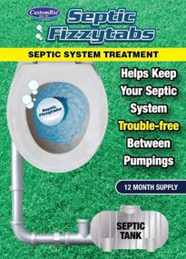 img 4 attached to 🚽 Septic Tank Treatment Fizzytabs - 12 Months Supply | Dissolvable & Natural Bacteria | Reduces Pipe Buildup & Prevents Backup