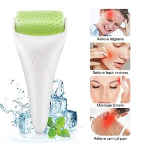 img 3 attached to BFASU Ice Roller: Facial Massager for Women, Eye Puffiness & Migraine Relief, Headache Relief, Anti Wrinkle Skincare Product, Minor Injury Treatment
