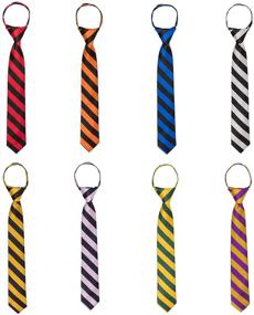 img 1 attached to 👔 Jacob Alexander Stripe College Striped Boys' Accessories & Neckties: Elevate Your Style with Classic Stripes