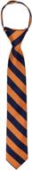 👔 jacob alexander stripe college striped boys' accessories & neckties: elevate your style with classic stripes logo
