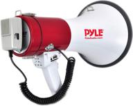 📣 портативный мегафон-динамик pyle pmp52bt pa bullhorn - улучшенный контроль громкости, большая дальность действия и возможность использования сирены идеально подходит для проведения спортивных мероприятий на открытом воздухе, чирлидинга, тренировок и пожарной тревоги. логотип