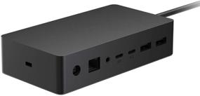 img 4 attached to 💻 Enhanced Microsoft Surface Dock 2 - Multi-Device Compatibility - 199W Power - 6 USB Ports - RJ-45 Network Connector - Wired