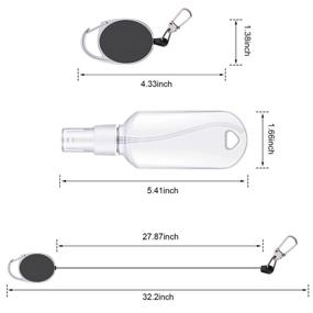 img 3 attached to 📦 Colorless2 Squeezable Refillable Containers by CUUWE: Organize and Optimize Your Storage