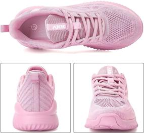 img 1 attached to 💃 Akk Women's Sneakers: Lightweight Breathable Memory Foam Running Shoes for Nurses, Gym, Jogging, Tennis - Perfect Trainers!