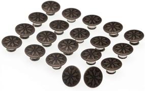 img 2 attached to Premium 20 Sets 17mm Metal Button Snap Denim Buttons Replacement Kit for Jeans, Pants, and Suspender No Sew Buttons with Rivets