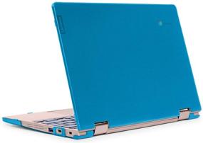 img 4 attached to 💦 Жесткий чехол mCover для Lenovo C340 2-в-1 Конвертируемый Chromebook (11.6") 2019 года - AQUA