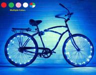 n&m products bike wheel lights - vibrant colorful light accessory for bikes - ideal for burning man логотип