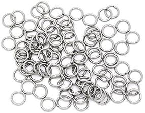 img 3 attached to PEPPERLONELY Brand 500PC Stainless Steel Beading & Jewelry Making for Jewelry Findings