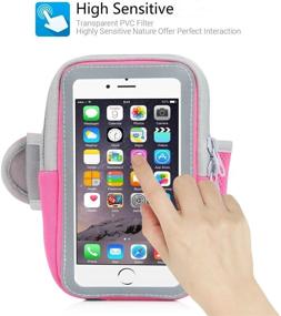 img 1 attached to Cuzmak Multifunctional Outdoor Sports Armband: Sweatproof Running Armbag for iPhone X 8 7Plus, Samsung Galaxy Note 5 4 S8 S7