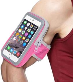 img 3 attached to Cuzmak Multifunctional Outdoor Sports Armband: Sweatproof Running Armbag for iPhone X 8 7Plus, Samsung Galaxy Note 5 4 S8 S7