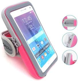 img 4 attached to Cuzmak Multifunctional Outdoor Sports Armband: Sweatproof Running Armbag for iPhone X 8 7Plus, Samsung Galaxy Note 5 4 S8 S7