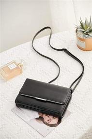 img 3 attached to 👜 Stylish Mini Crossbody Bags for Women: Compact Purse with Shoulder Strap & Phone Pocket
