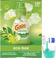 🌸 ultra concentrated gain eco-box fabric softener - original scent | 180 loads - 105 fl oz logo