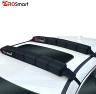 prosmart soft roof rack - universal car pad for kayak/surfboard/sup/canoe/snowboard/paddle board + tie-down straps logo