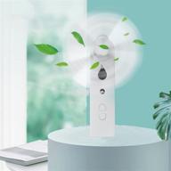 🌬️ orapink mini handheld fan: usb misting fan with rechargeable battery - portable pocket desk fans for office, home, school, camping, outdoor, and travel (2 speeds) логотип