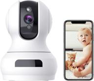 👶 1080p pan/tilt indoor camera for baby monitoring and audio, pet surveillance camera with sound/motion detection, two-way audio, night vision, cloud and local storage, wifi connectivity logo